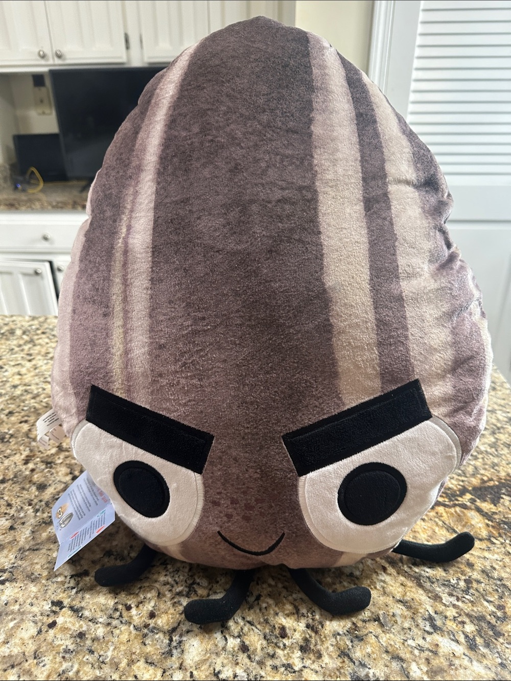 Bad Seed/Good Egg flip pillow